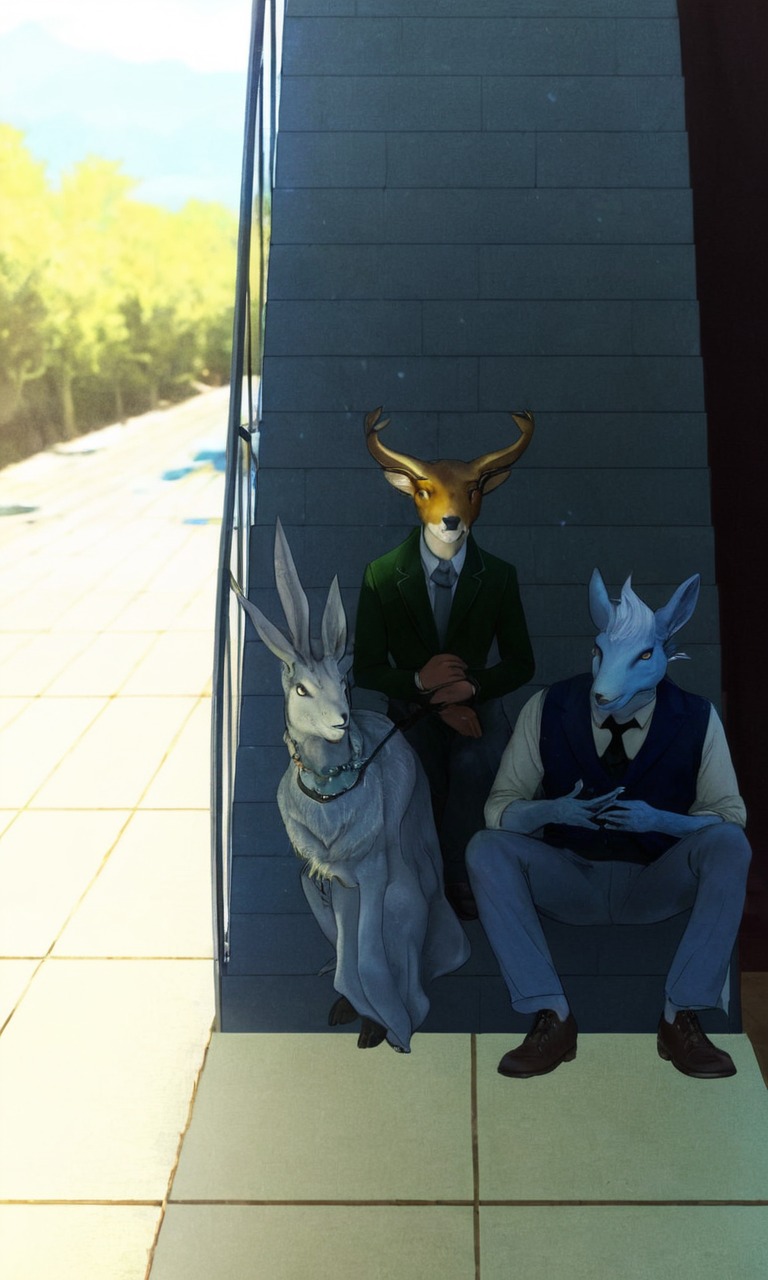 digitalart, fanart, animefanart, artwork, digitaldrawing, digitalillustration, illustration, artworkdigital, beastars, legoshi, beastarsfanart, harubeastars, louisbeastars