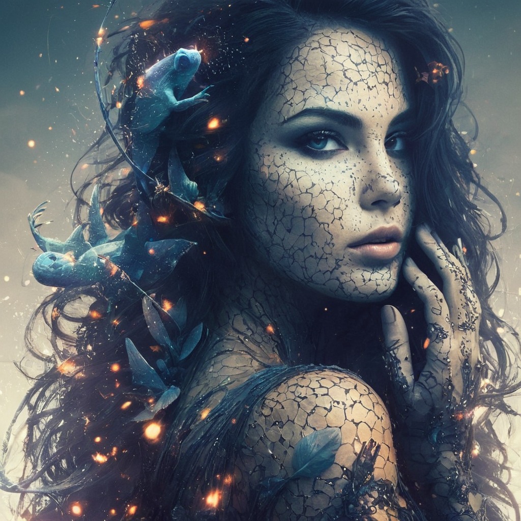 beauty, photomanipulation, digitalart, portrait, surreal, wallart, photography, magic, fantasyart, popart, puzzles