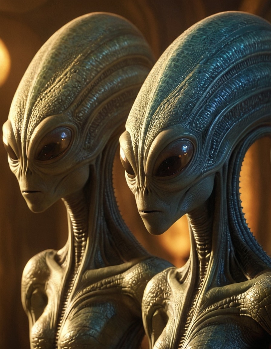 alien, creatures, communication, patterns of light, extraterrestrial, aliens