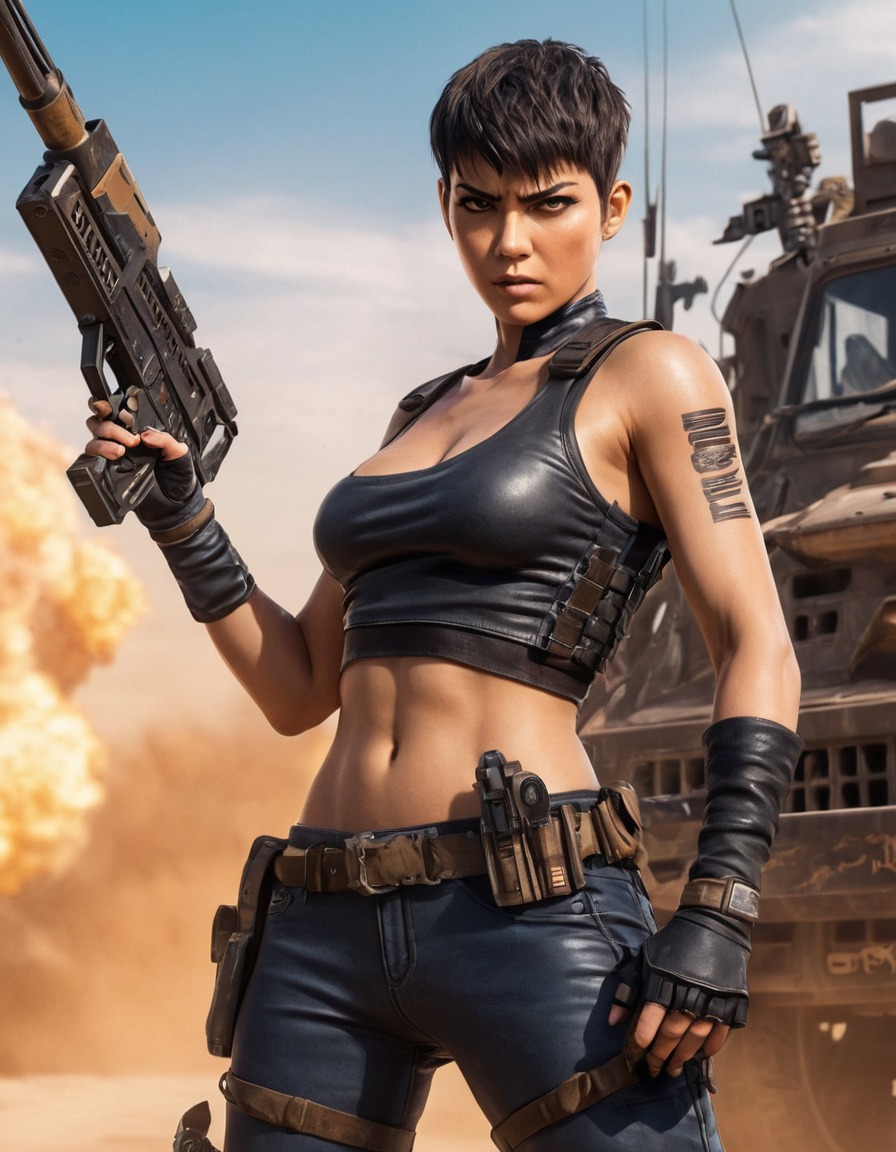 furiosa, weapon, defender, convoy, post-apocalyptic, action, hero, mad max