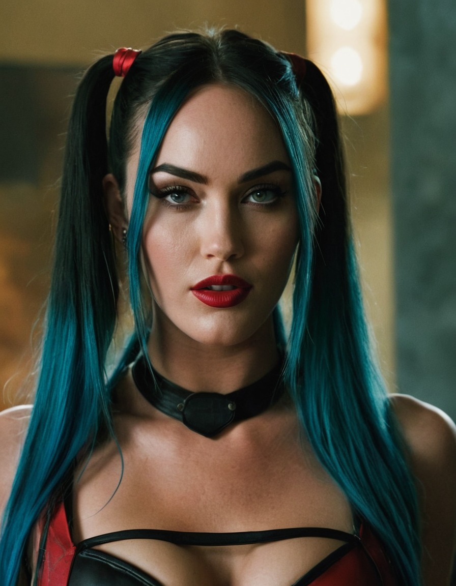 harley quinn, megan fox, dc comics, character, actress