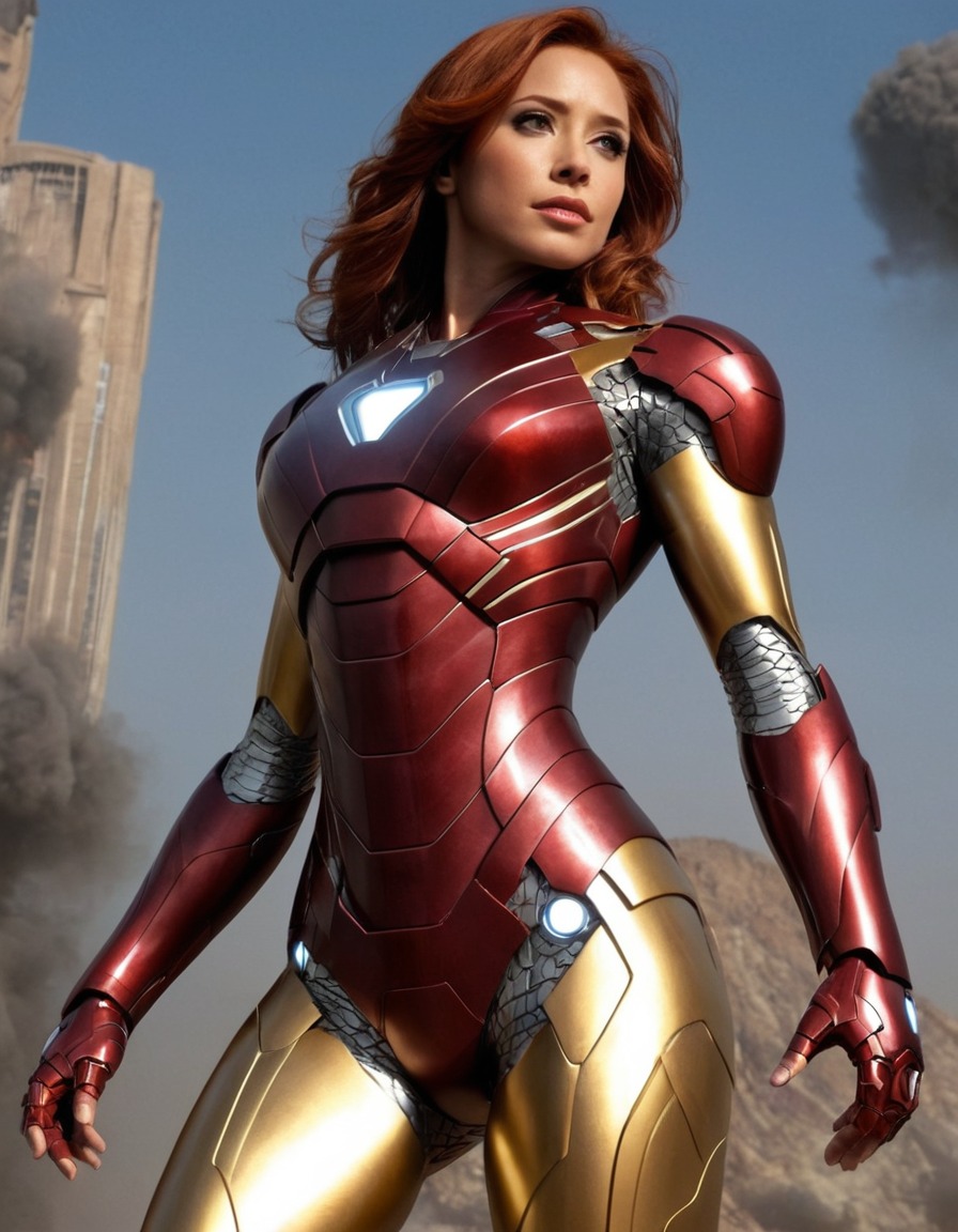 iron man, iron woman, gender swap, marvel, superhero, tony stark