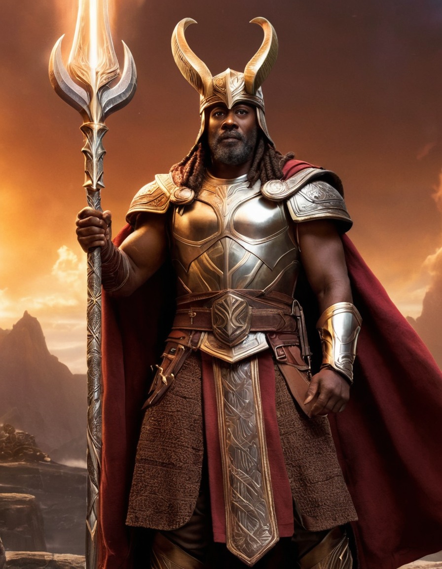 heimdall, norse mythology, epic poem, featured god, mythological scene