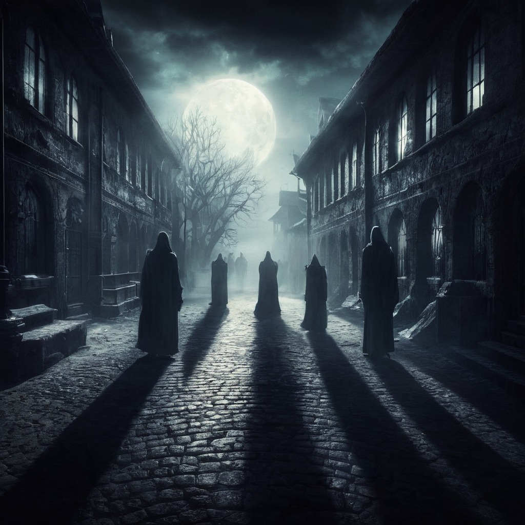 horror, creepy, ghost, spooky, digitalart, gothic, cemetery, fantasyart, vampire, halloween, supernatural, fog, shadows