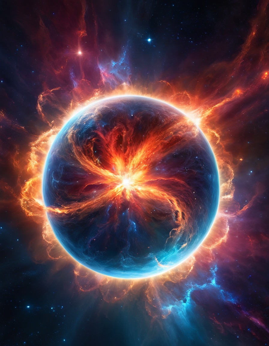 supernova, space, explosion, energy, astronomy, beauty, stars