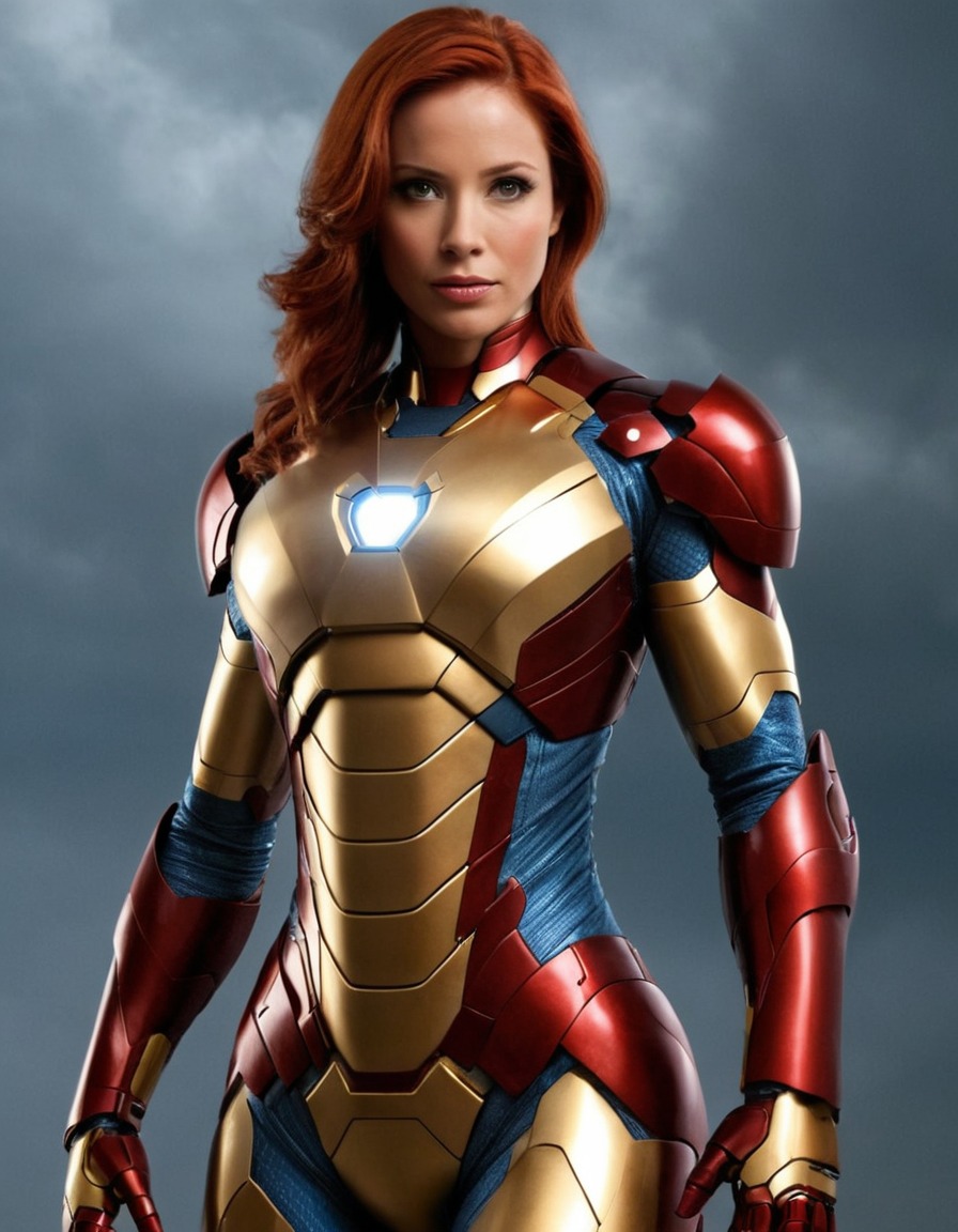 iron man, iron woman, gender swap, marvel, superhero, tony stark