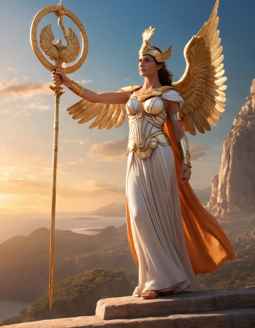 athena, epic, god, scene, goddess of wisdom, mythology