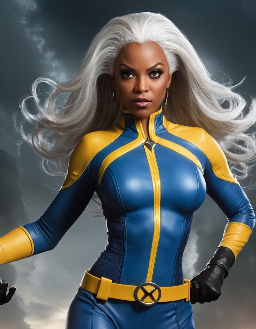 storm (x-men), marvel, caricature, comedy, superheroes, entertainment