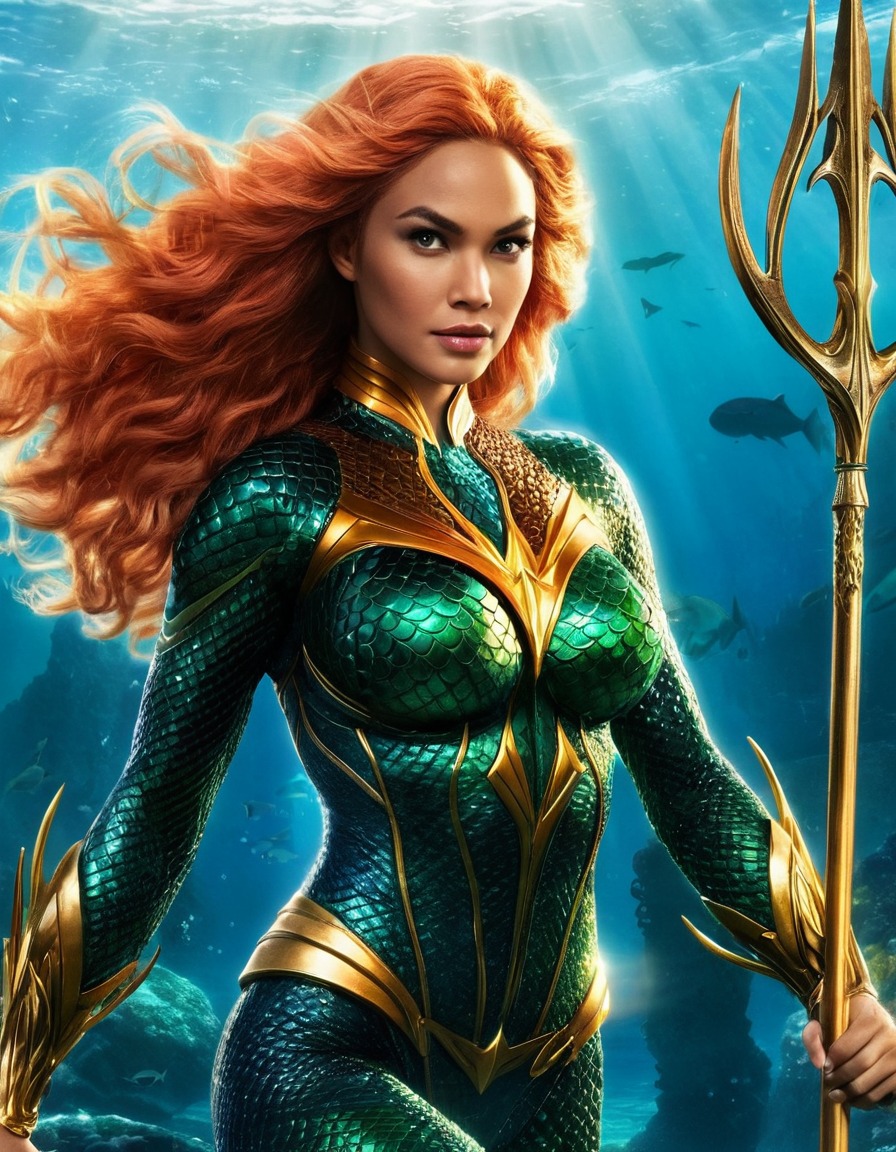 aquaman, superhero, gender swap, dc comics, female protagonist, empowerment, underwater adventures