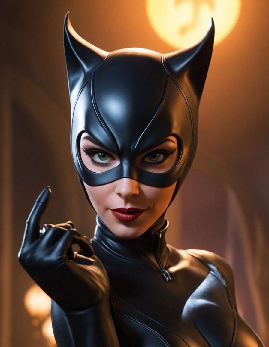 fun, catwoman (dc comics), caricature, dc comics, funny