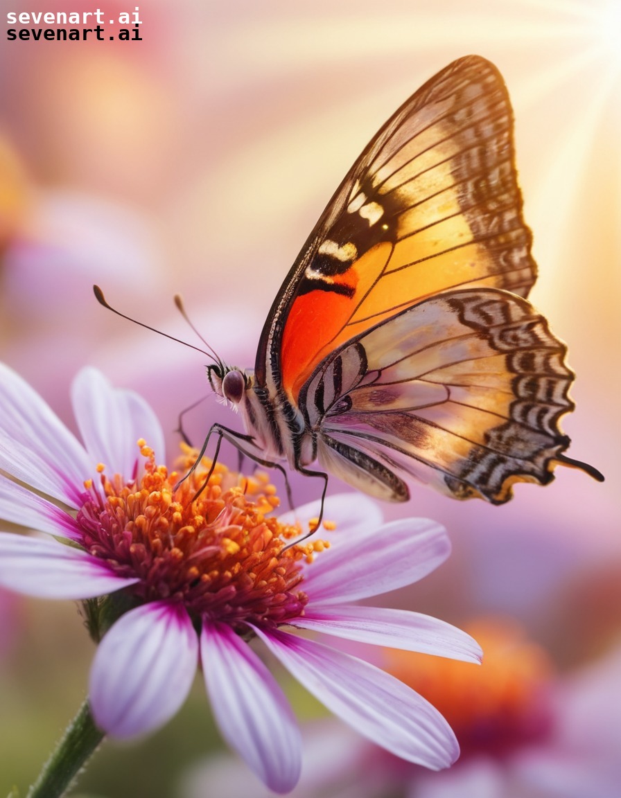 nature, butterfly, flower, delicate, close-up