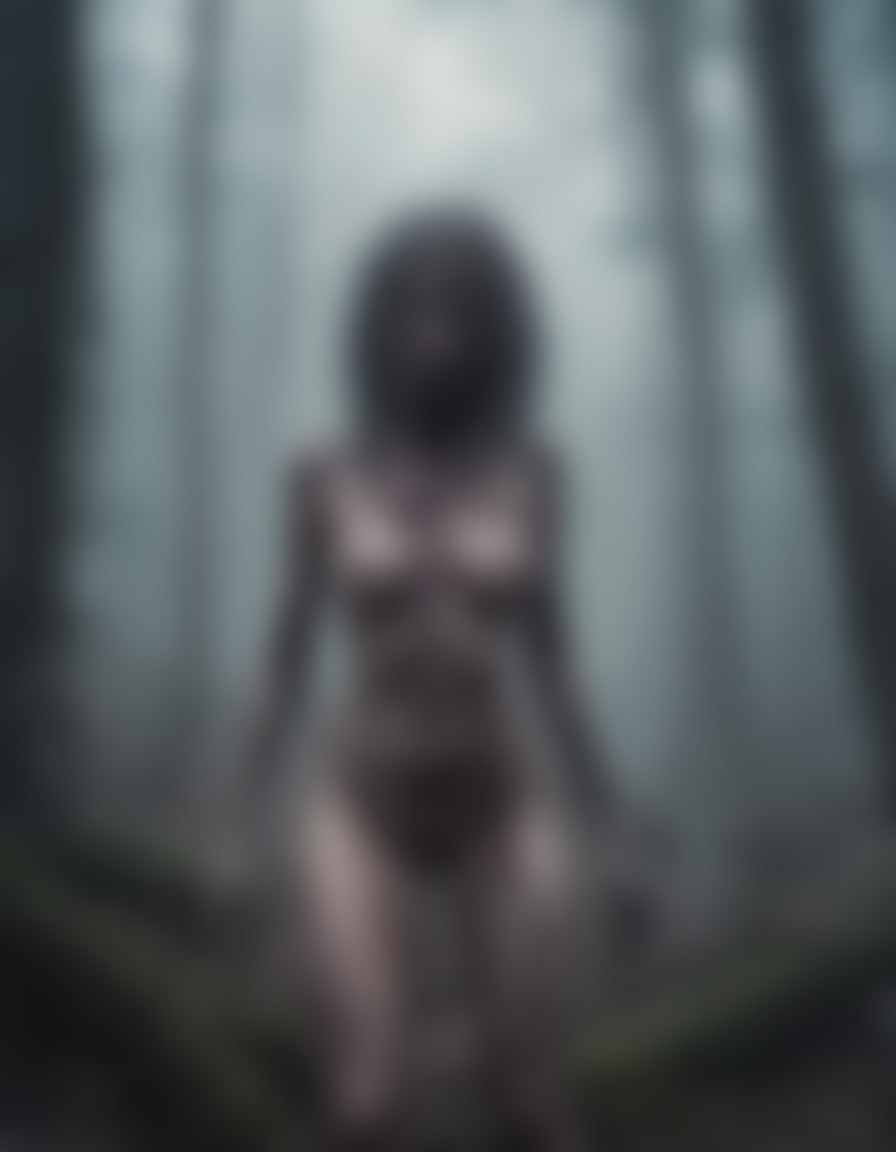 zombie, seductive, forest, desire, nsfw