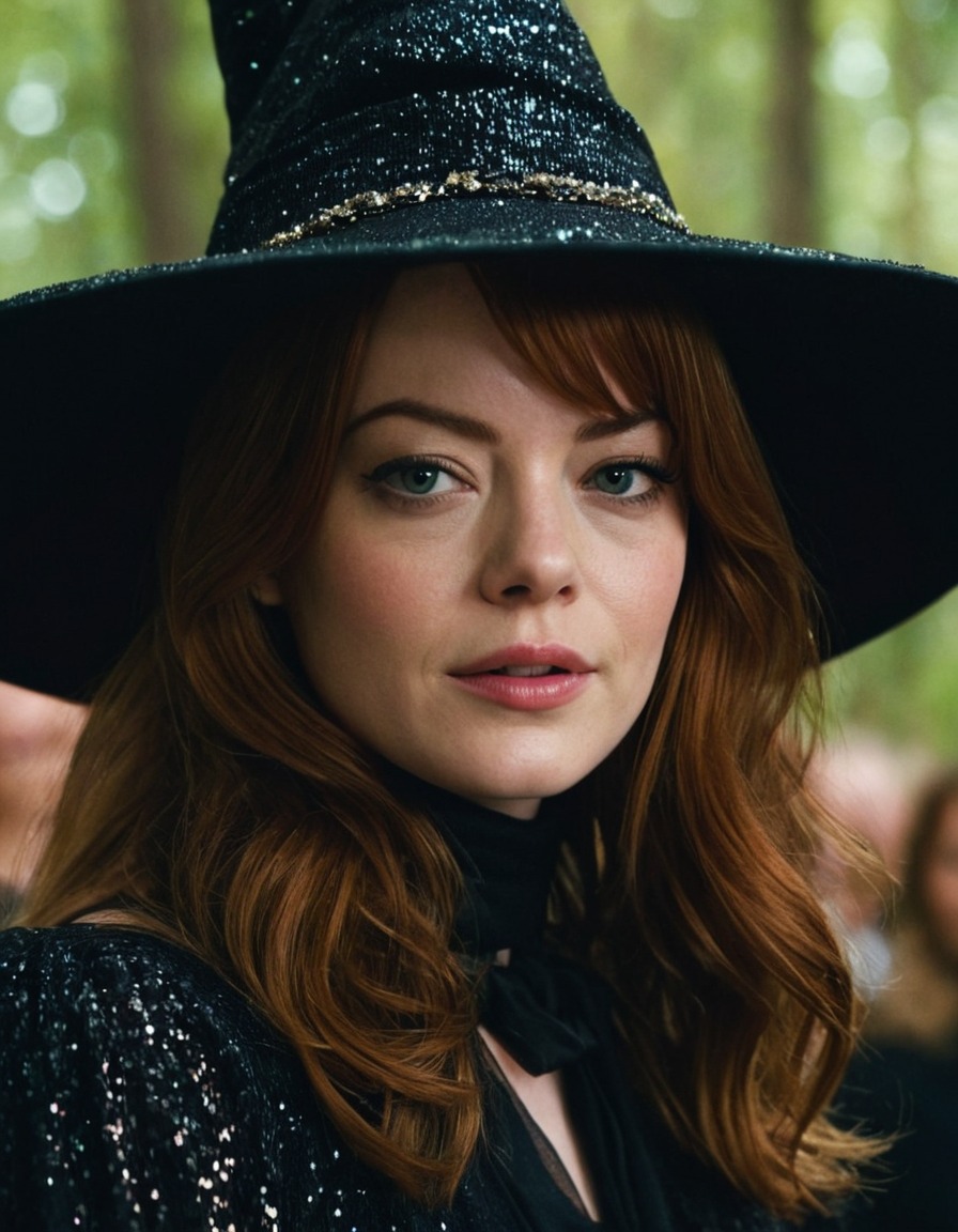 witchcraft, emma stone, actress, famous person, witch portrayal, hollywood, film