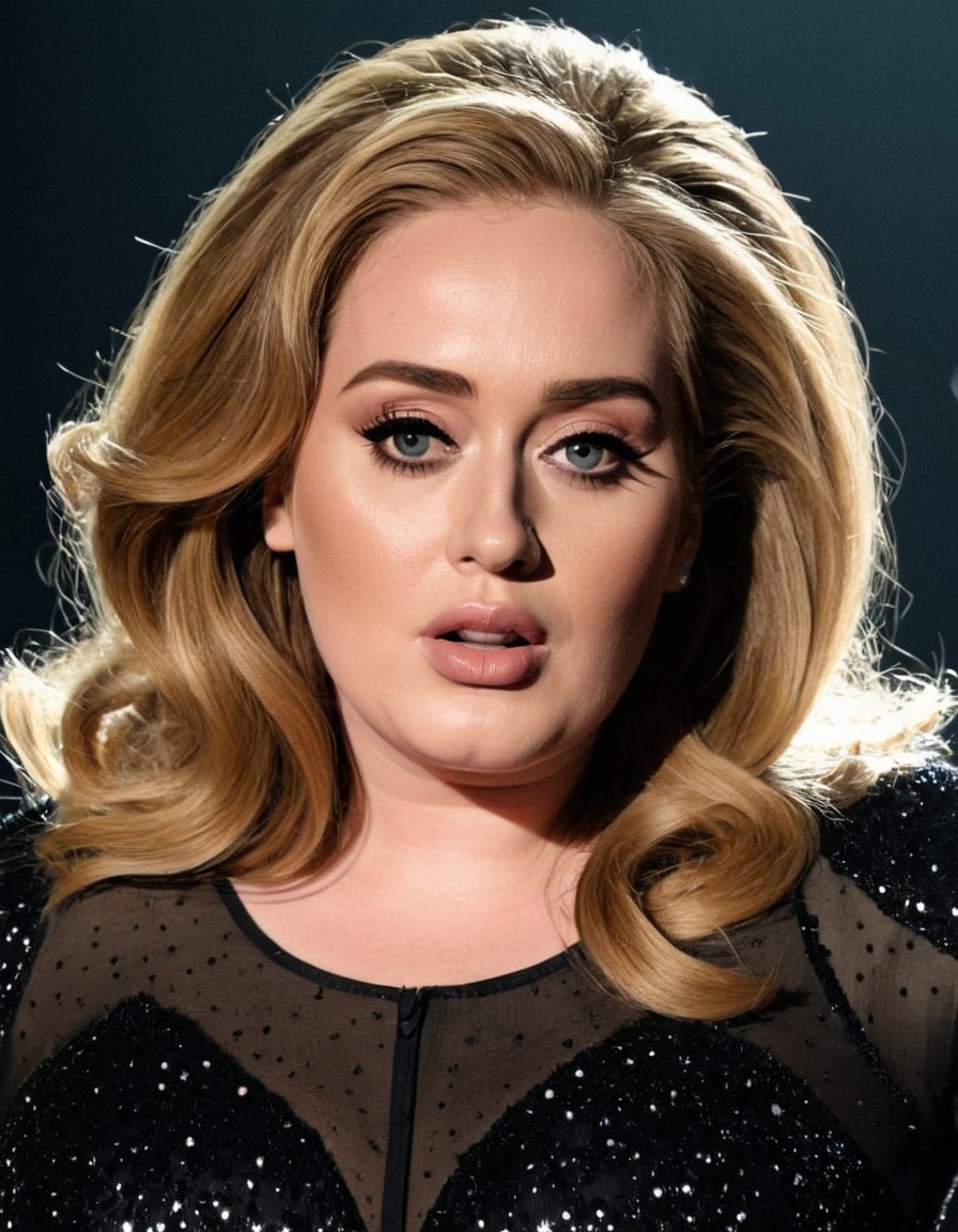 adele, singer, performance, concert, music, emotion, stage