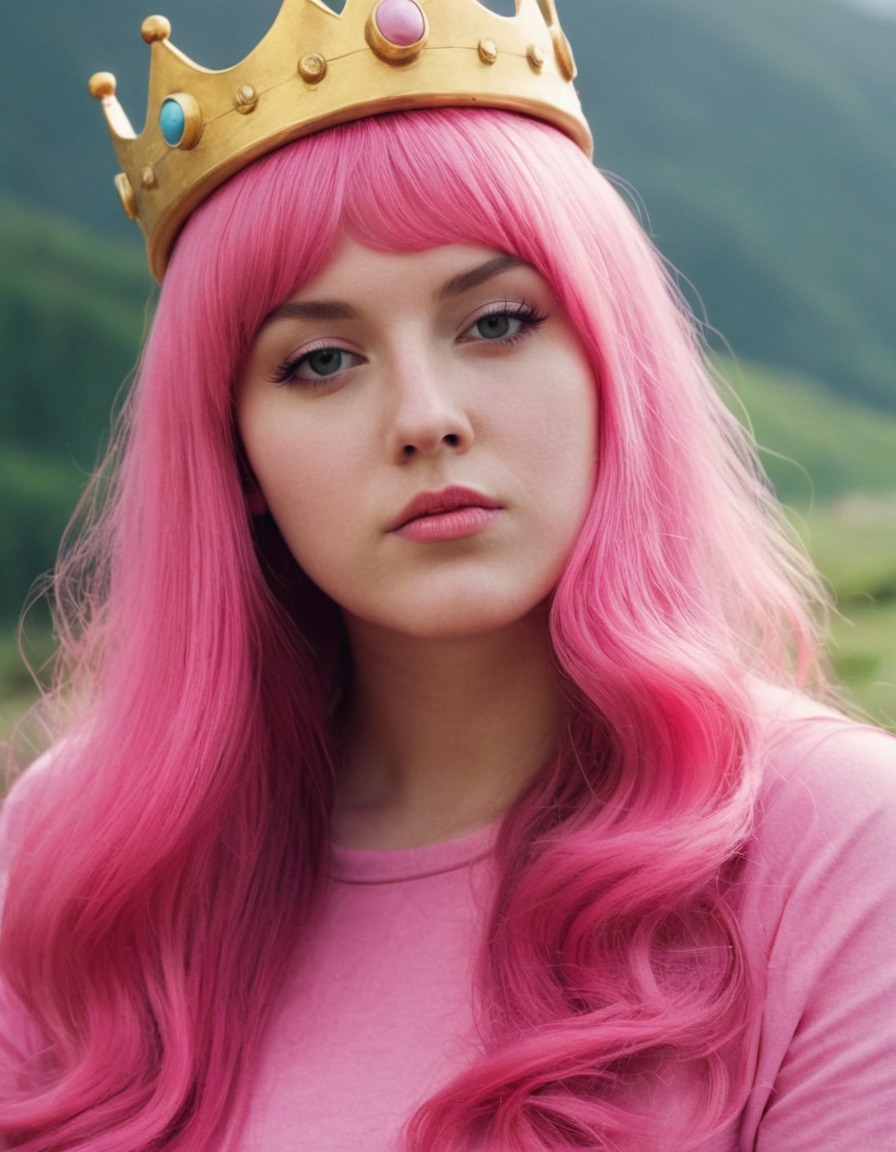 princess bubblegum, adventure time, cartoon character, transformation, beautiful woman, fictional character, fantasy