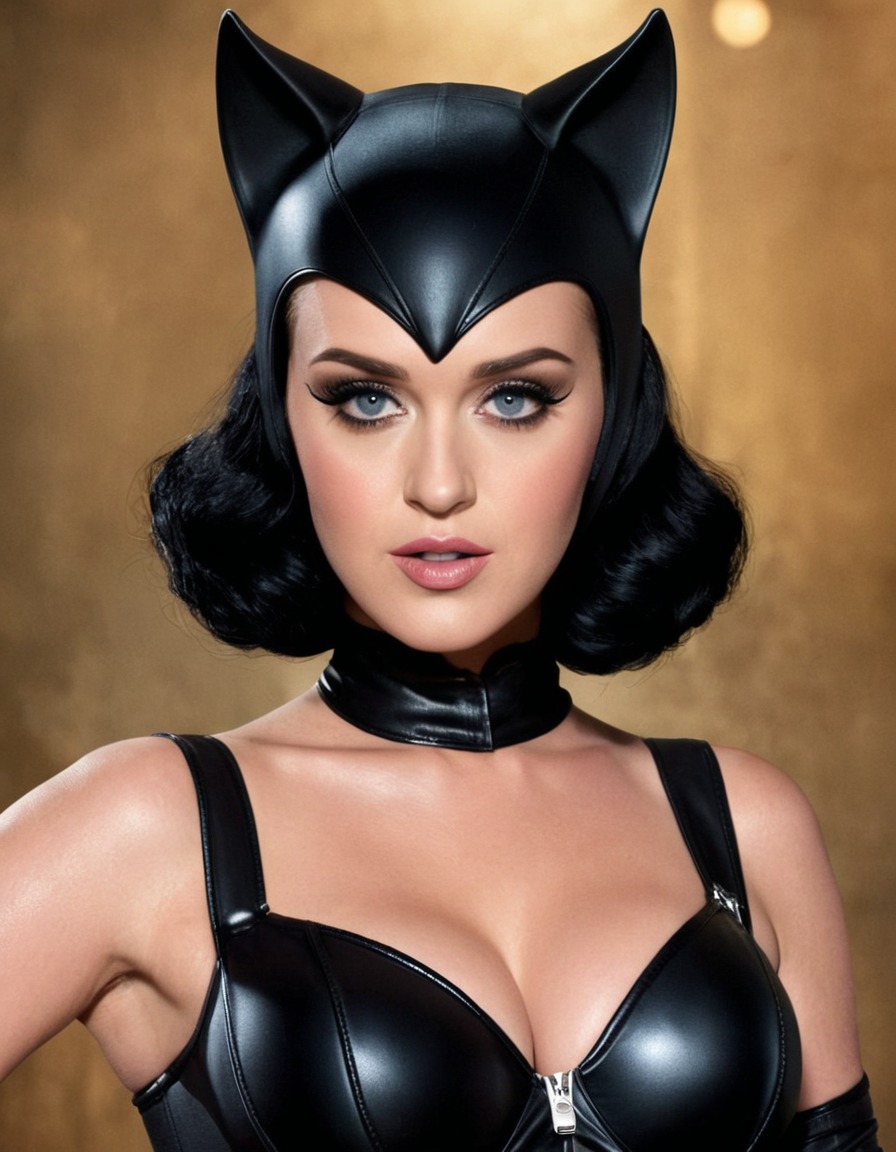 catwoman, katy perry, celebrity, transformation, costume, feline, cosplay