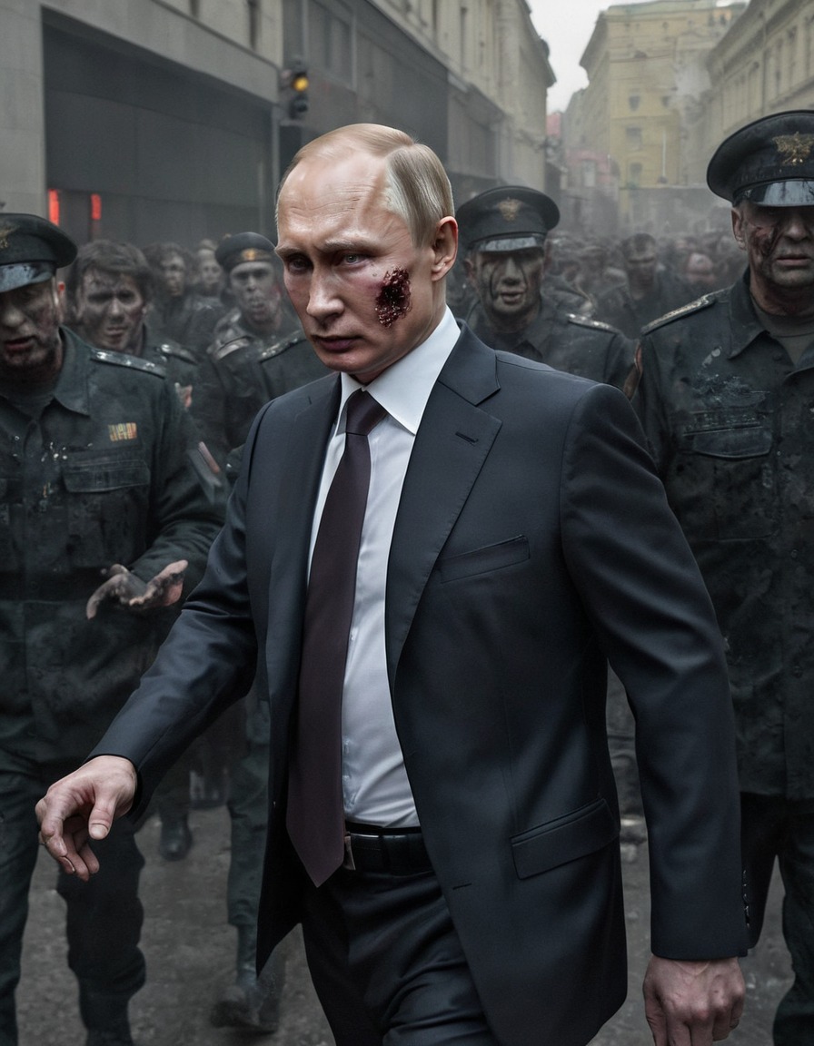 vladimir putin, moscow, zombie, fantasy, horror, politics