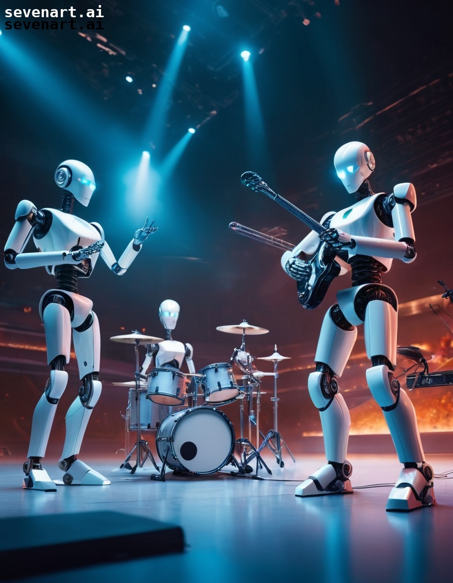 music, technology, robot, concert, performance, robots