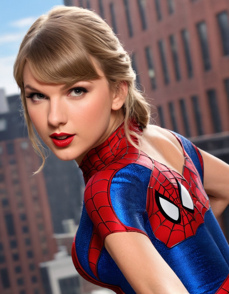 taylor swift, spiderman, musician, superhero, celebrity, entertainment, pop culture