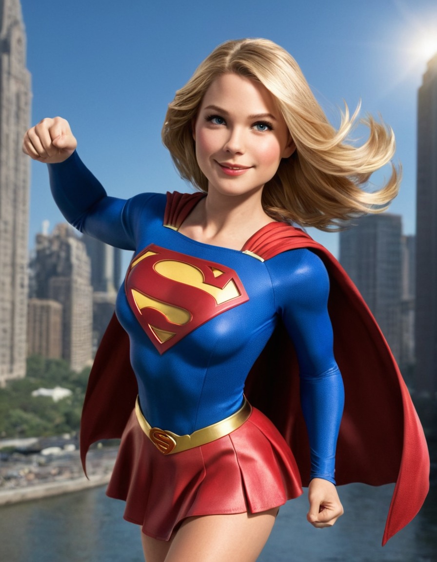 fun, supergirl (dc comics), caricature, humor, dc comics