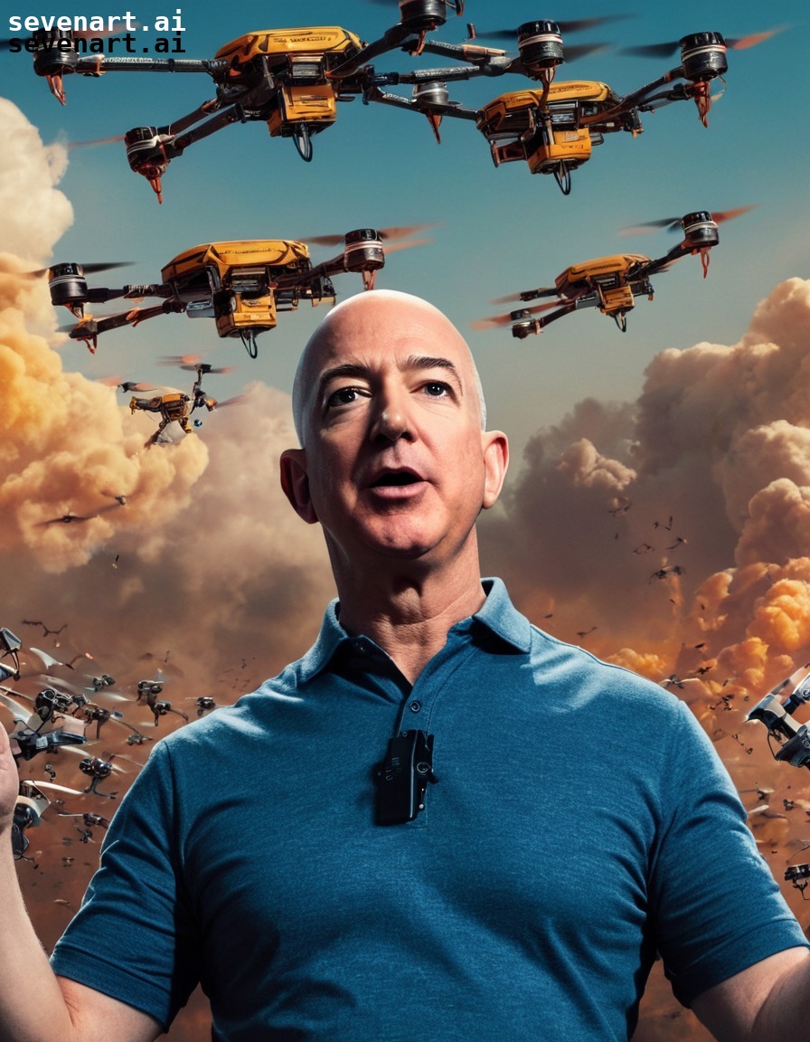 technology, innovation, control, drones, manipulation, jeff bezos, amazon