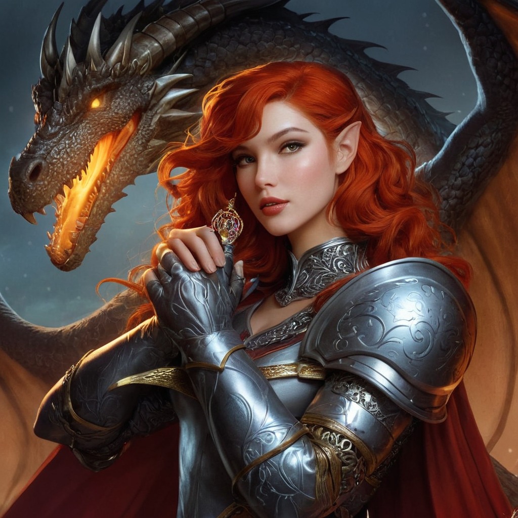 characterdesign, warrior, fantasyart, fantasycharacter, dragon, redhair, fantasy, freckles, knight, paladin, redhead, female_paladin