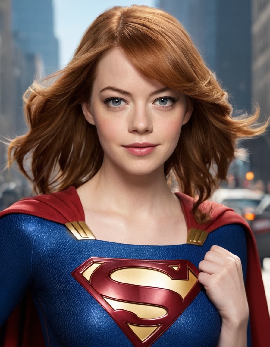 emma stone, supergirl, actress, hollywood, superhero, entertainment