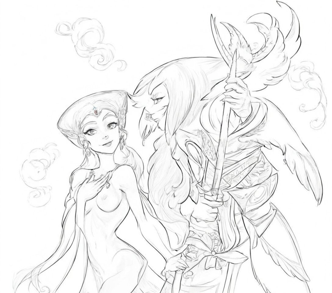 bossanova, couple, group, lulu, majora, mask, mikau, singer, water, wip, zelda, zora, majorasmask, thelegendofzelda