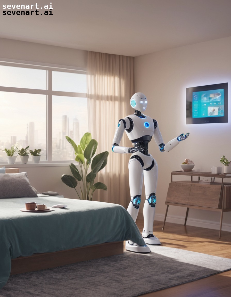 ai, robot, smart home, technology, assistance, future