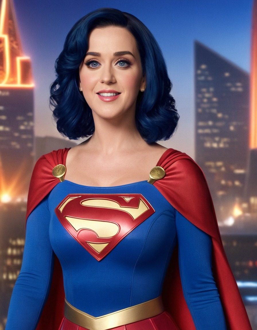 katy perry, supergirl, superhero, pop culture, entertainment, celebrity, music