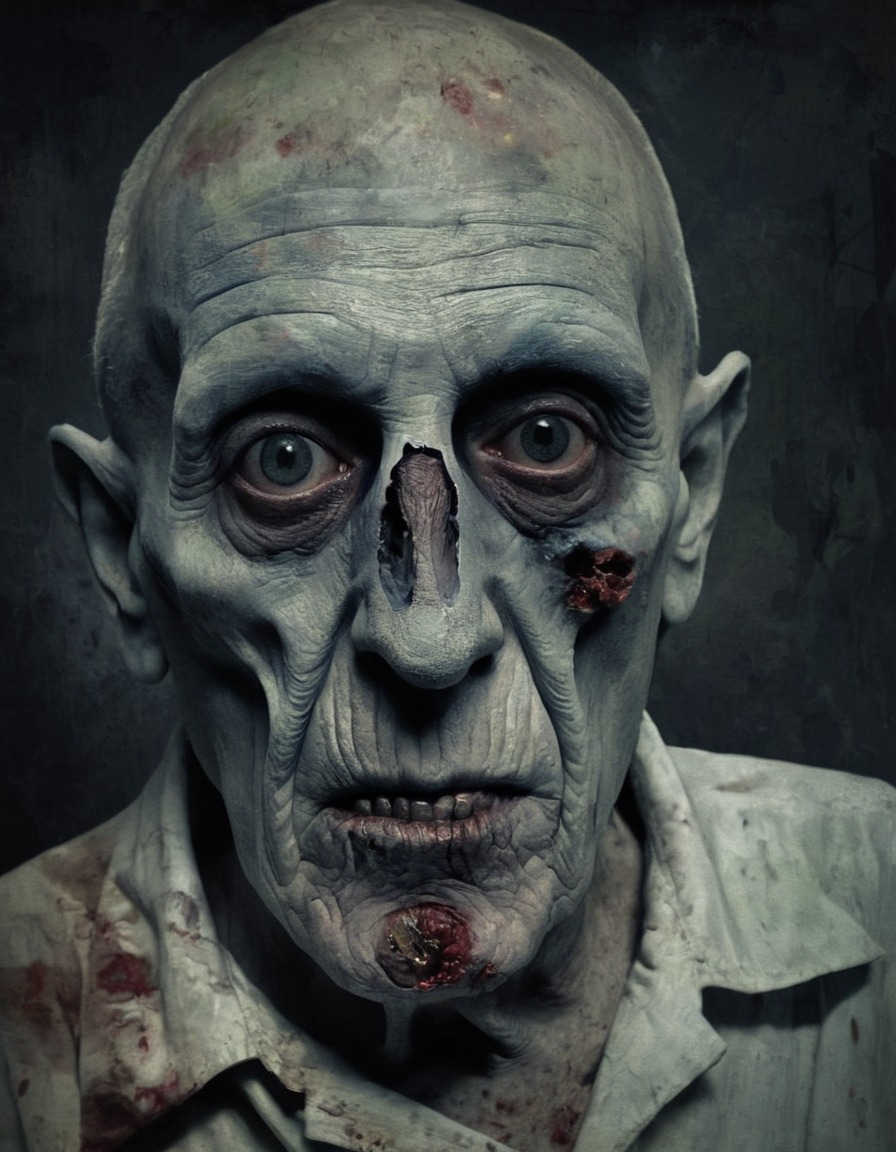 pablo picasso, zombie, artist, horror, painting, art portrait