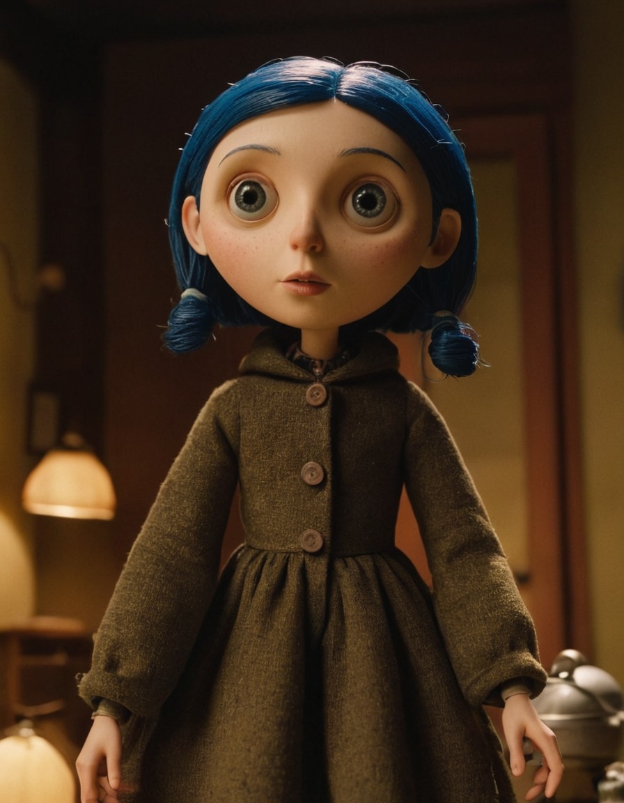 coraline jones, beautiful woman, fictional character, reimagined, fantasy, young adult, animation