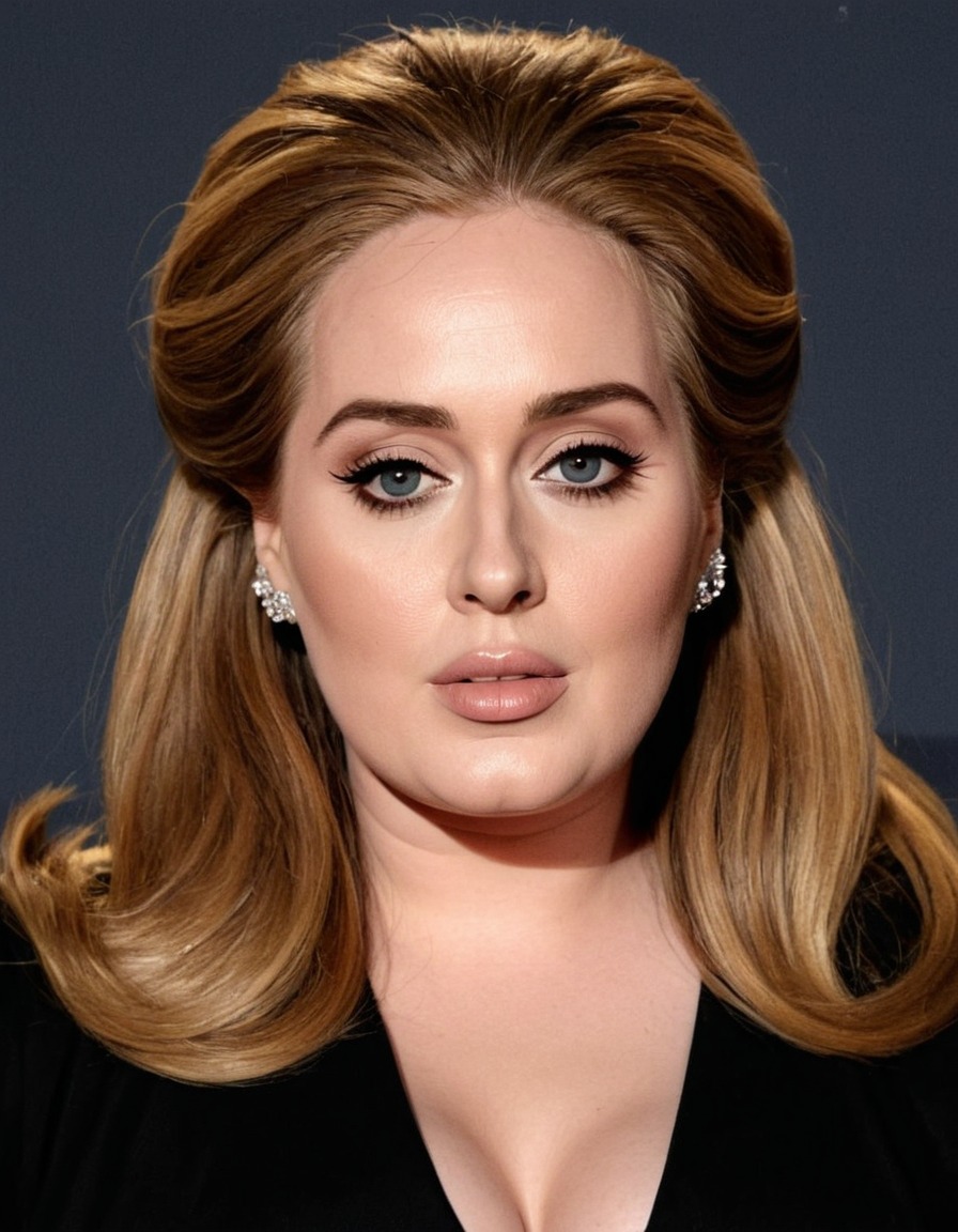 adele, funny, caricature, painting, music, singer