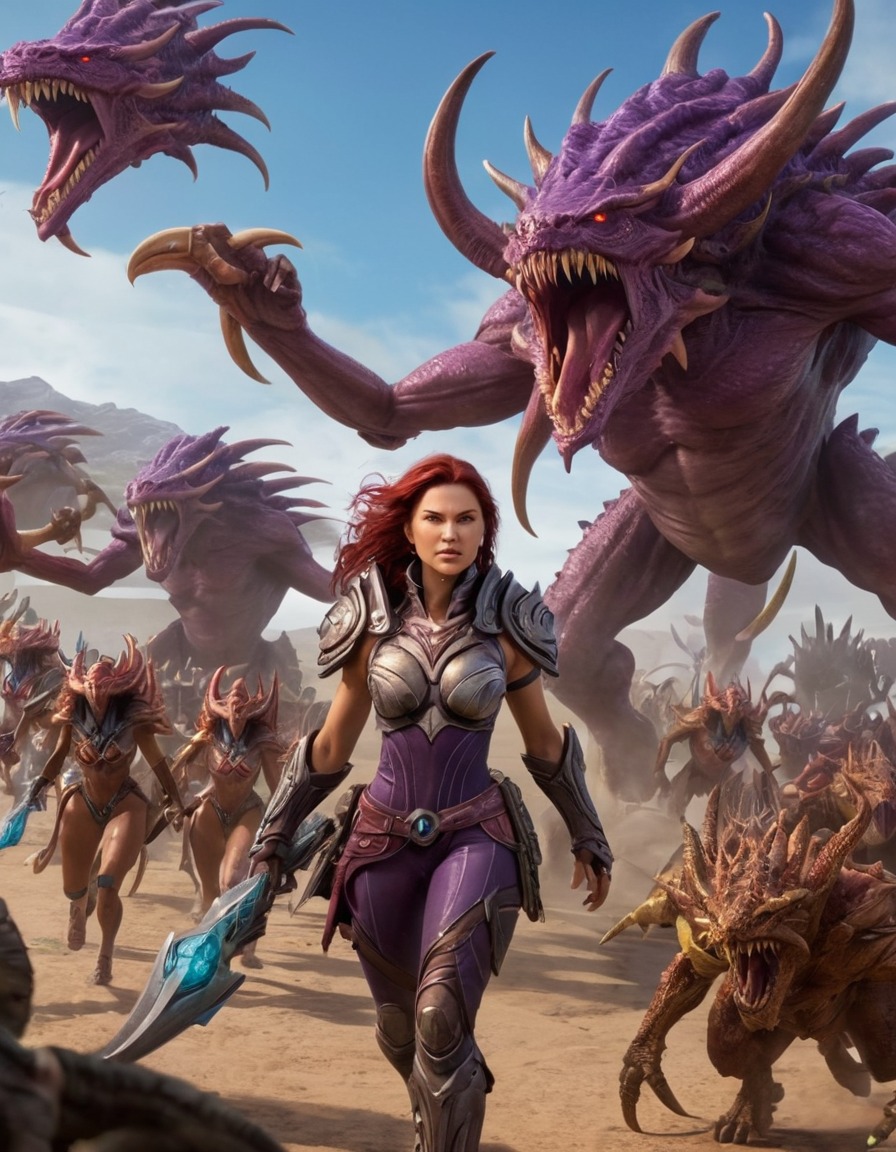 kerrigan, zerg, creatures, sci-fi, video games, games, girls from games