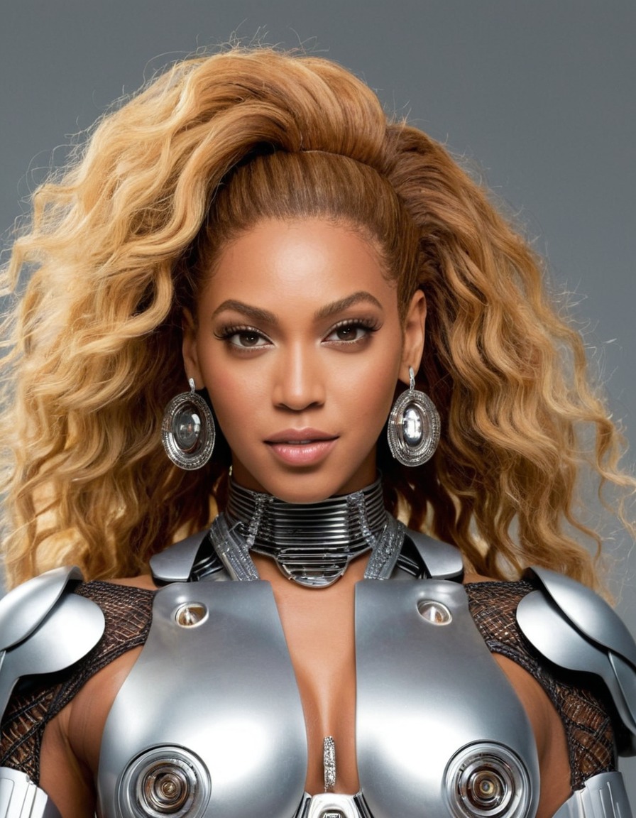 robot, artificial intelligence, music, entertainment, celebrity, beyoncé