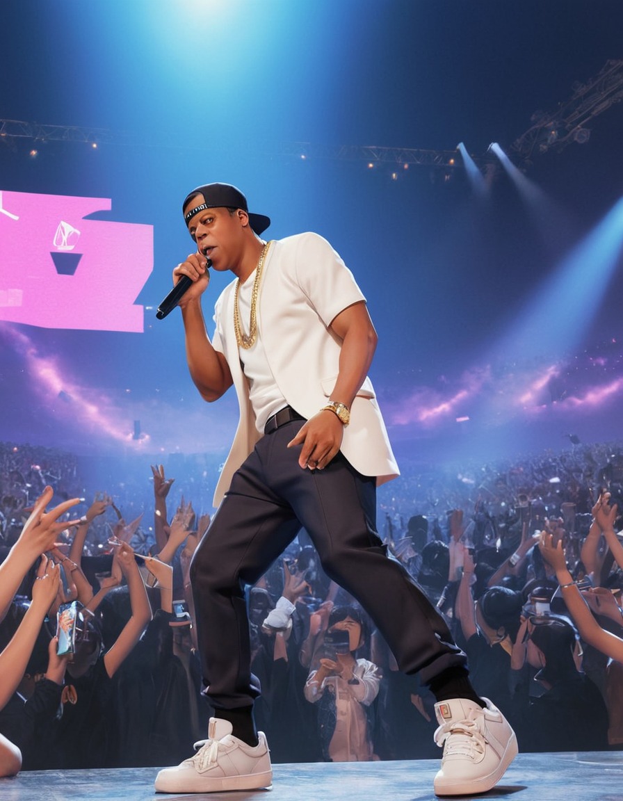 anime, jay-z, performance, music, rapper