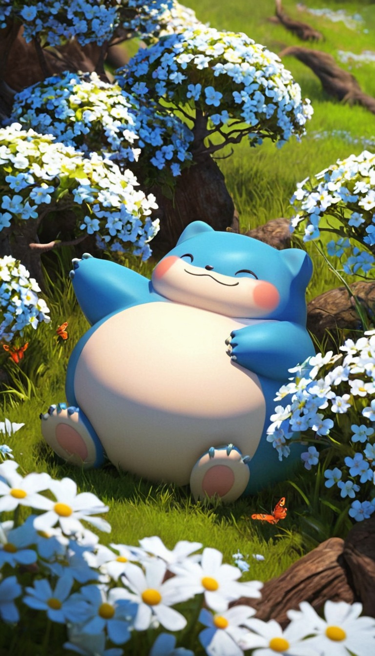 fanart, videogamefanart, digitalart, cartoon, pokemon, anime, digitalpainting, snorlax