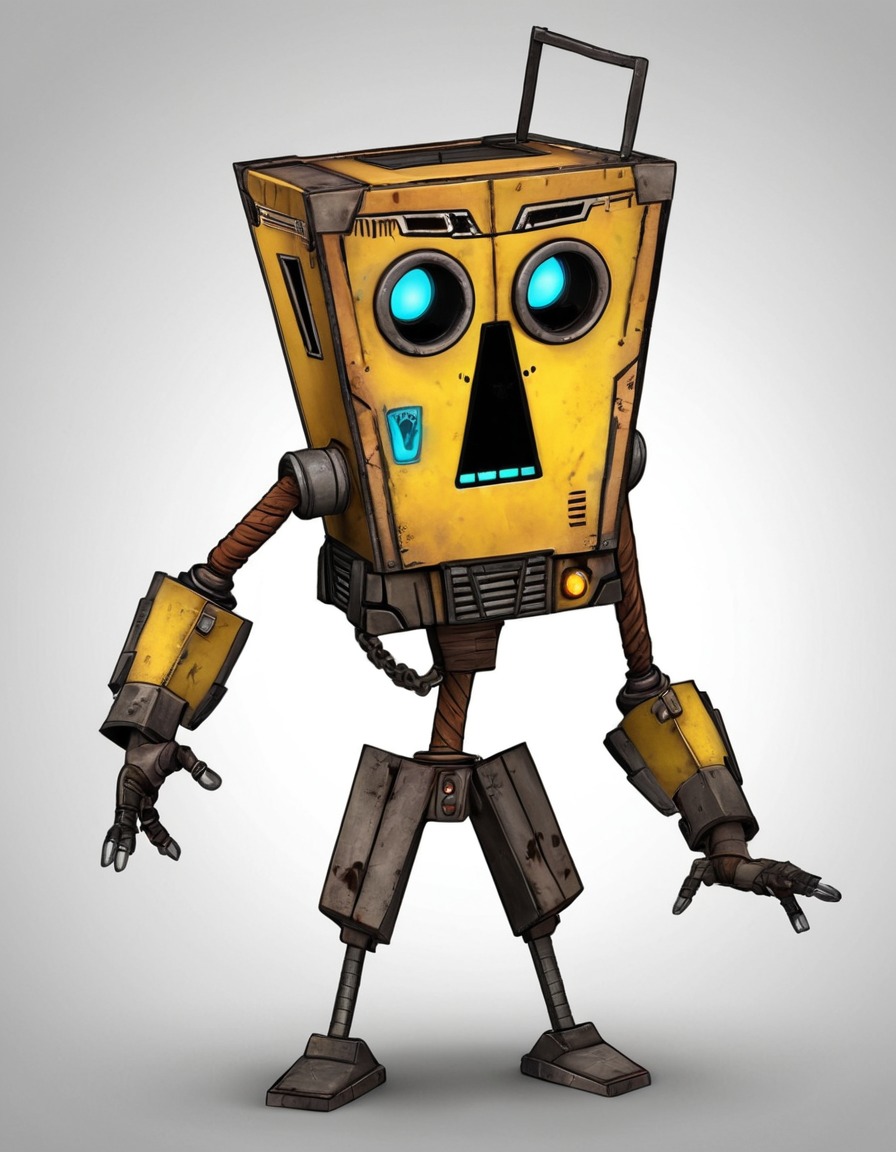 claptrap, borderlands, robot, dance, video game, robots, games, movies