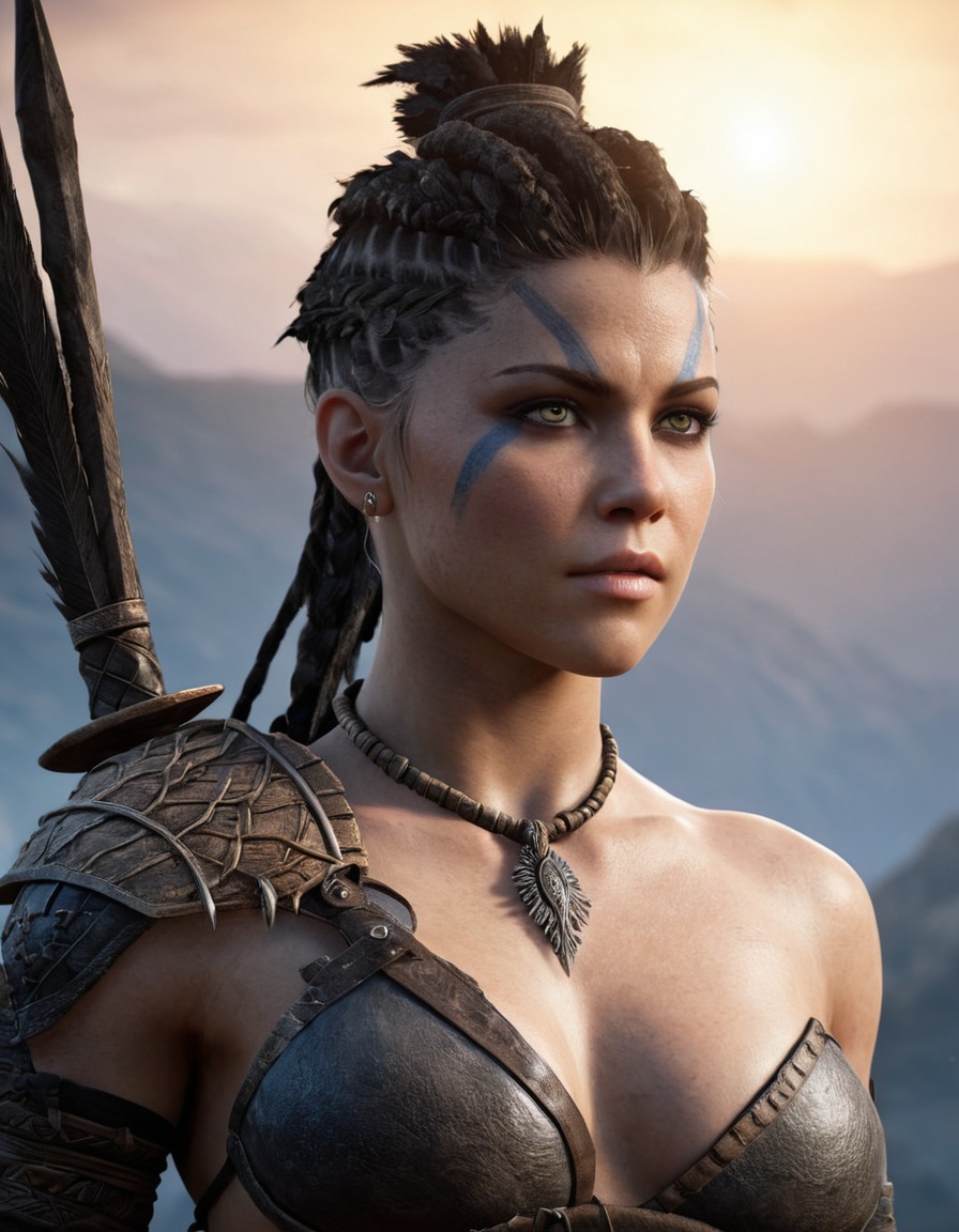 senua, hellblade: senua's sacrifice, action-adventure, psychological horror, norse mythology, mental health, warrior