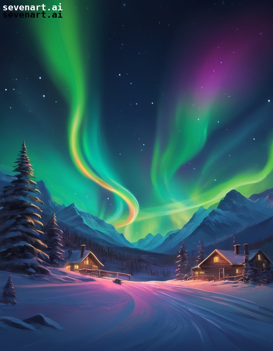 northern lights, aurora borealis, night sky, natural phenomenon, astronomy