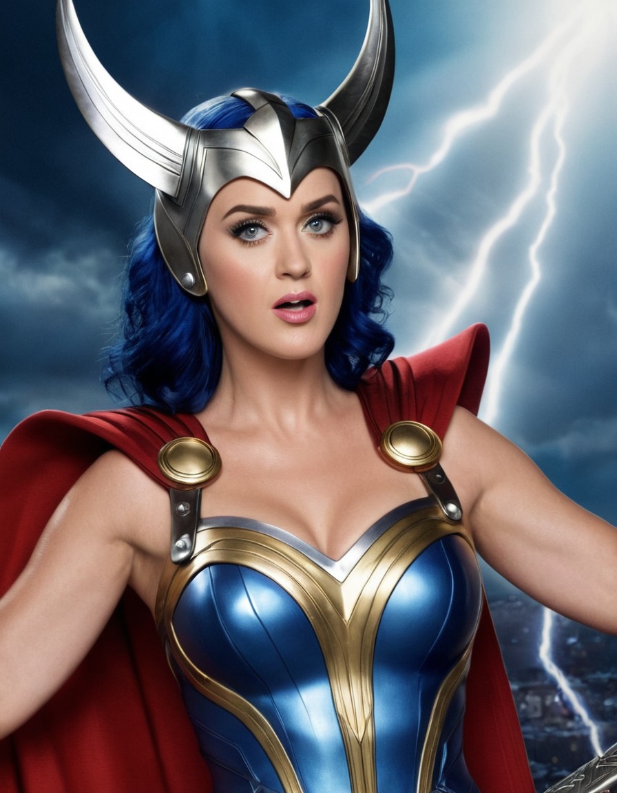 katy perry, thor, celebrity, musician, superhero, entertainment