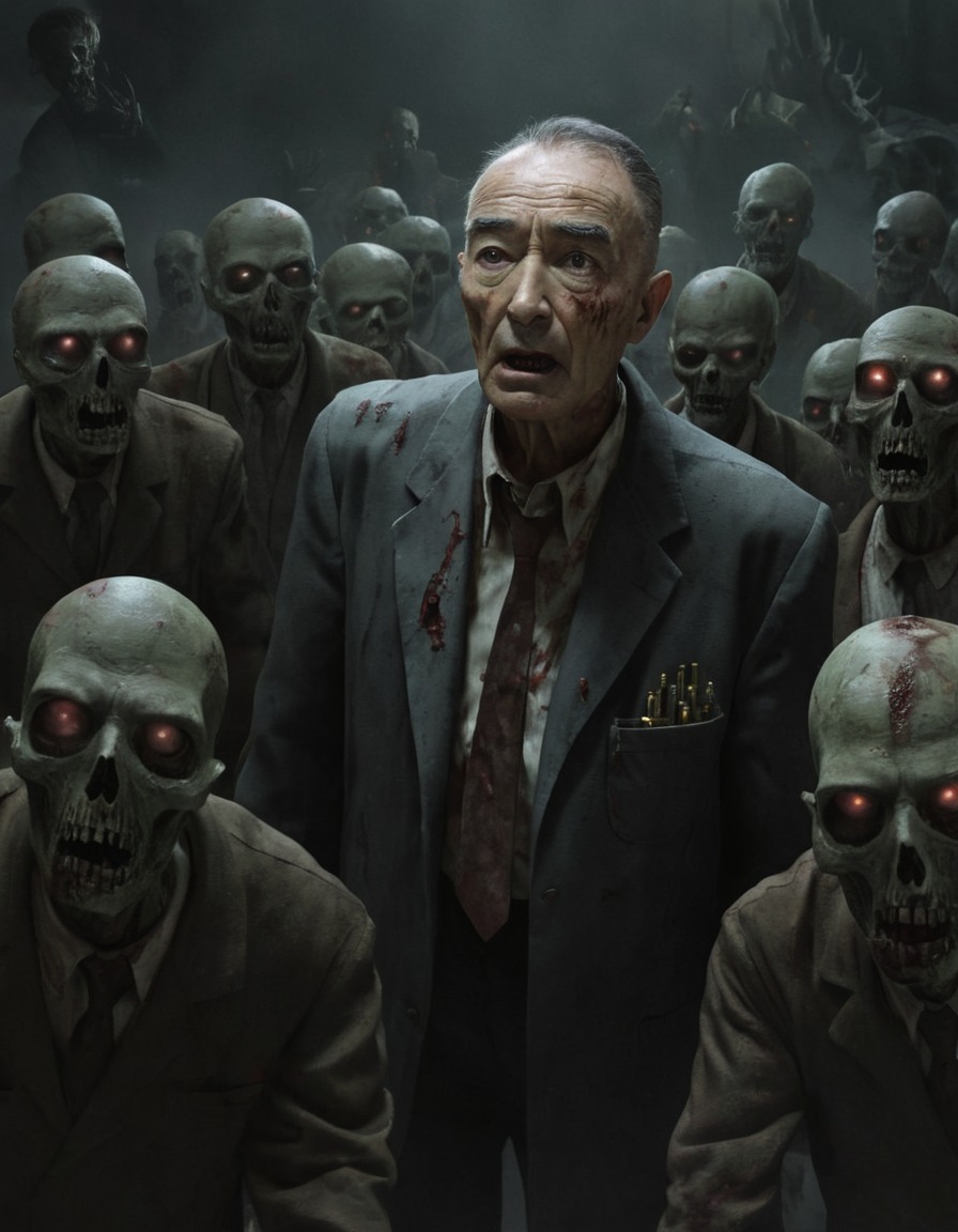 zombie, robert oppenheimer, undead scientists, hordes, science fiction