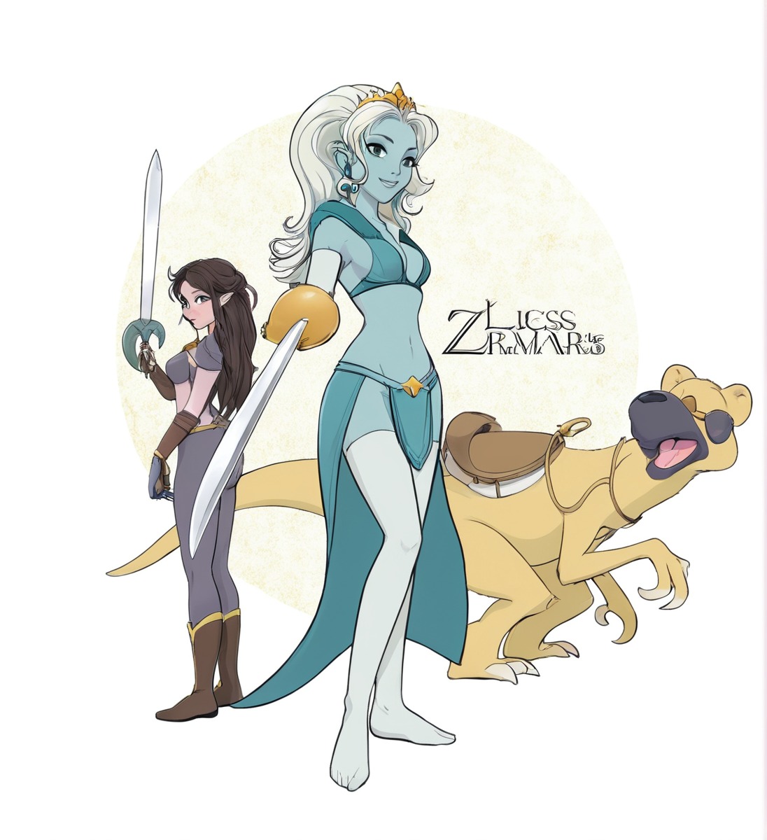 fanart, princess, bix, karri, webcomic, zemara