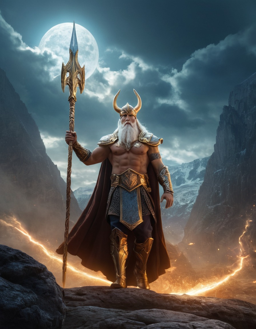 odin, epic, god scene, norse mythology