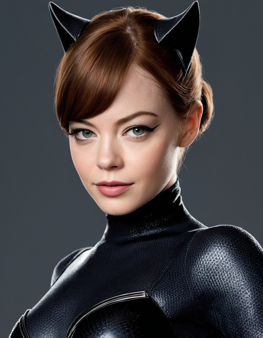 catwoman, emma stone, dc comics, the batman, selina kyle, superhero, villain