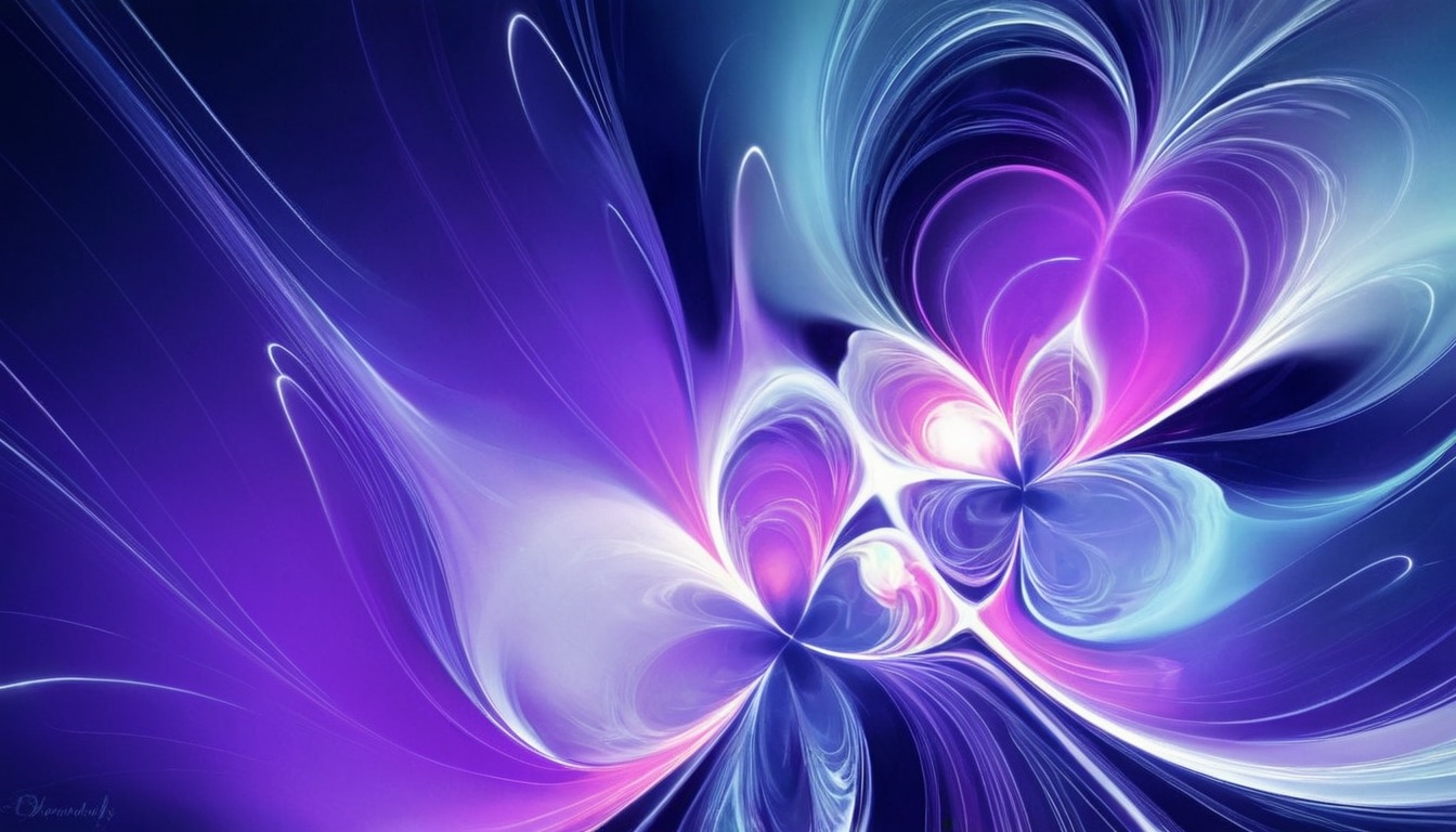 abstract, apophysis, background, blue, blur, chaotica, cyan, desktop, energy, flame, flow, fractal, fractalart, guardian, ifs, magenta, noai, pattern, purple, render, smooth, surreal, uhd, veil, wallpaper, fractalrender, iterator, senzune