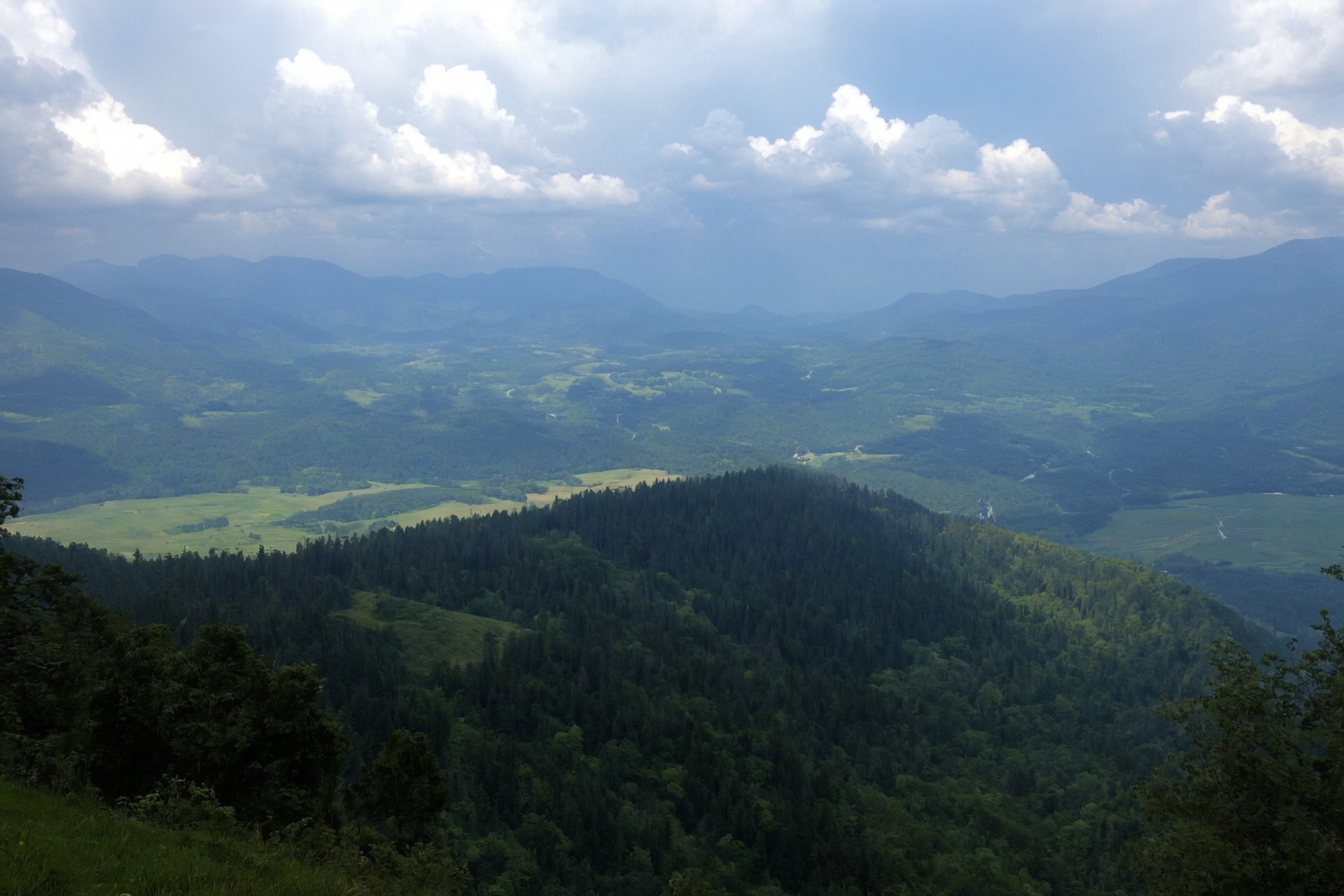 mountains, landscape, alps, forest, trees, germany, bavaria