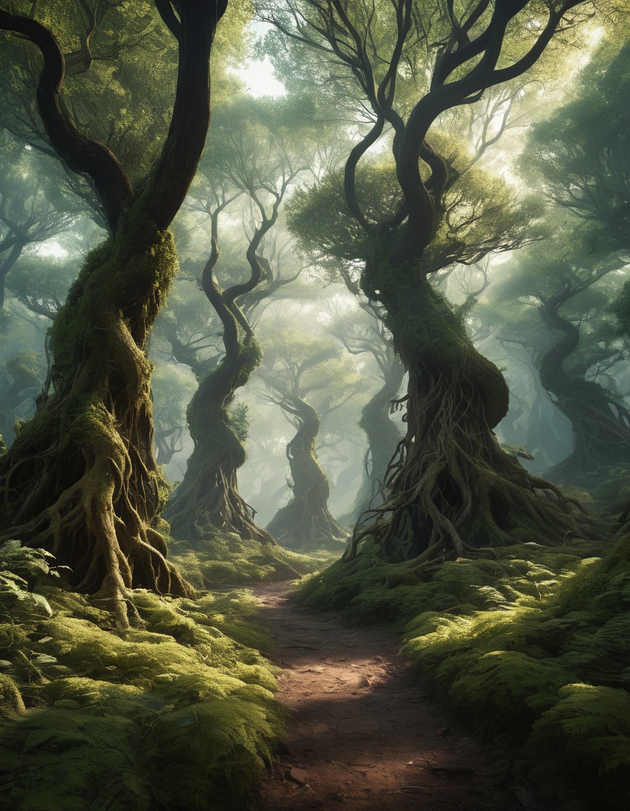 forest, trees, shadowy, mysterious, lovecraft, howard lovecraft