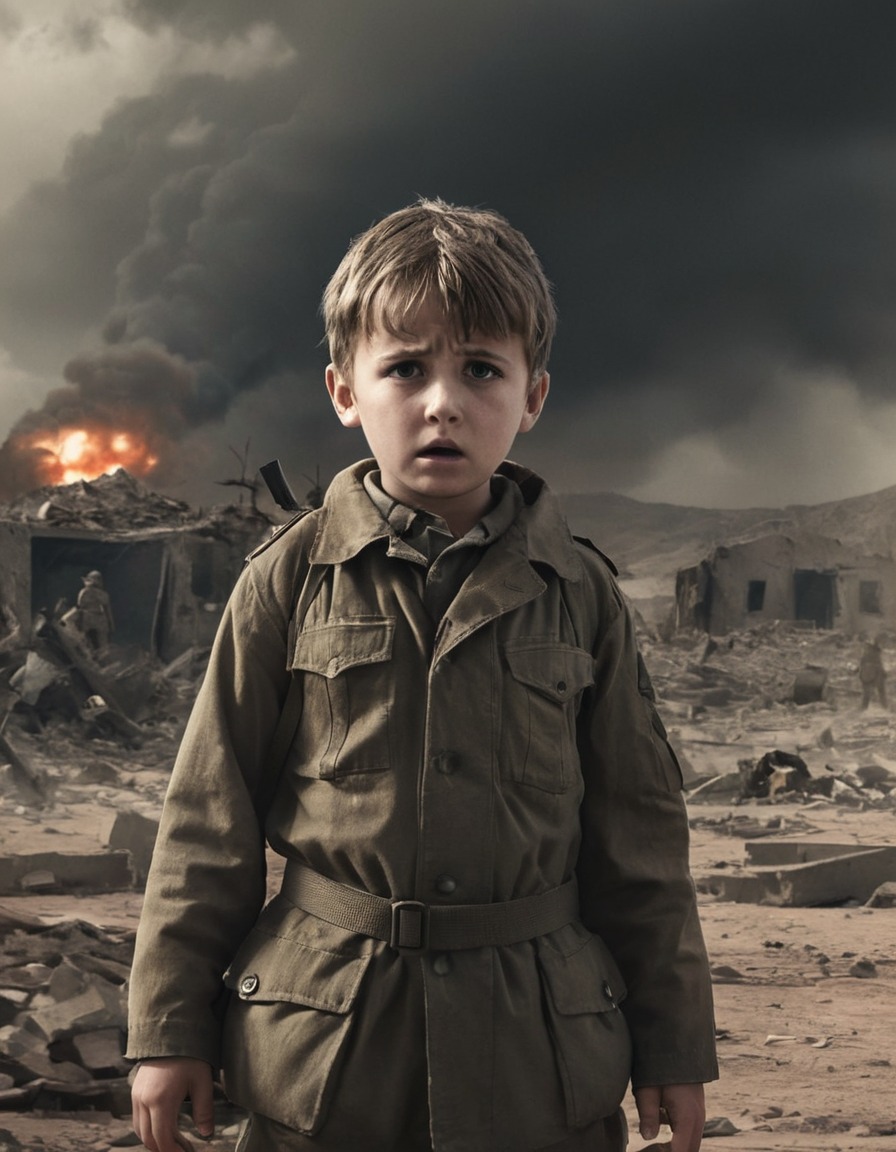 child, orphan, war, lost, scared