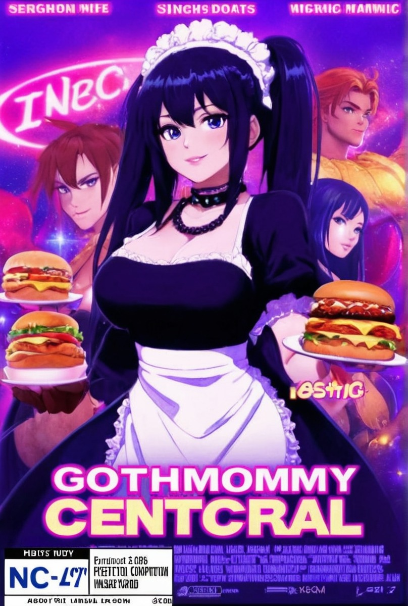 anime, goth, ihop, aigenerated